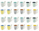 Set 24 Tazzine da Caffè Ø6x9 cm in Gres Villa d'Este Home Tivoli Marea