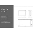 Consolle Allungabile 90x47/182x76 cm Zoom 3 olmo