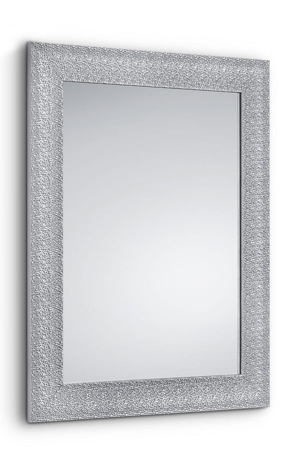 Specchio da Parete 55x70x1,7 cm in Plastica Farina Cromo online
