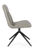 Set 2 Sedie 50x64x86h cm Jordan Pu Tortora 