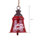 Set 2 Campana in Metallo Classica Ø16,5 X H25,5 cm Rosso