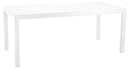 Tavolo da Giardino Allungabile 160/220x90x75 cm in Alluminio Boise Bianco