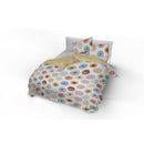 Copripiumino Double Face con Federe Stampato Circle Varie Misure