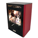 Stufa a Bioetanolo da Interno Ruby 45x31x61 cm 3000W 2L Fiamma Statica Bordeaux 