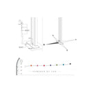 Doccia Solare da Giardino 40L Miscelatore e Lavapiedi Arkema Big Happy Five Cherry