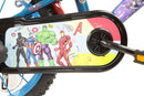 Bicicletta per Bambini 14" Marvel Avengers Freni Caliper e Stabilizzatori in Acciaio Hi-Ten Blu e Rosso