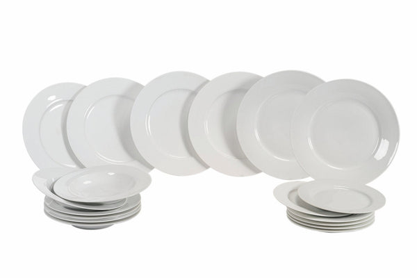 Service De Table 18 Pièces en Porcelaine VdE Tivoli 1996 Simple Blanc acquista