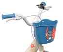 Bicicletta per Bambina 16"" 2 Freni con Licenza Disney Stitch Bianca