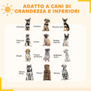 Box per Cani a 8 Pannelli Modulabili 164x164x100 cm da Interno ed Esterno con 9 Picchetti in Acciaio Nero      