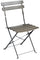 Chaise de jardin pliante 42x48x81 cm en fer Bistrò Taupe