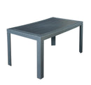 Tavolo da Giardino 140x80x72 cm in Polipropilene Antracite