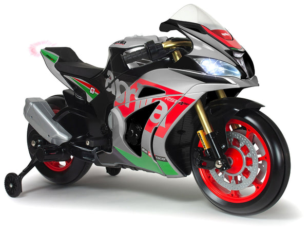 Moto électrique pour enfants 12V Aprilia RSV Gris prezzo