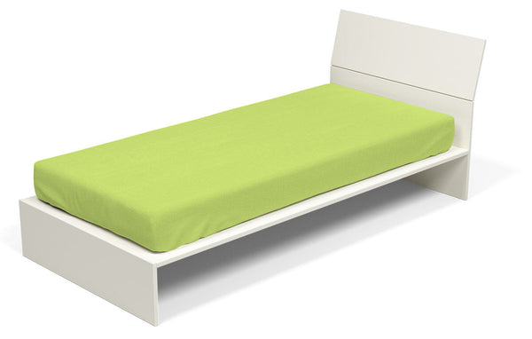 prezzo Sous Drap avec Coins et Élastique Couleur Unie Vert Acide