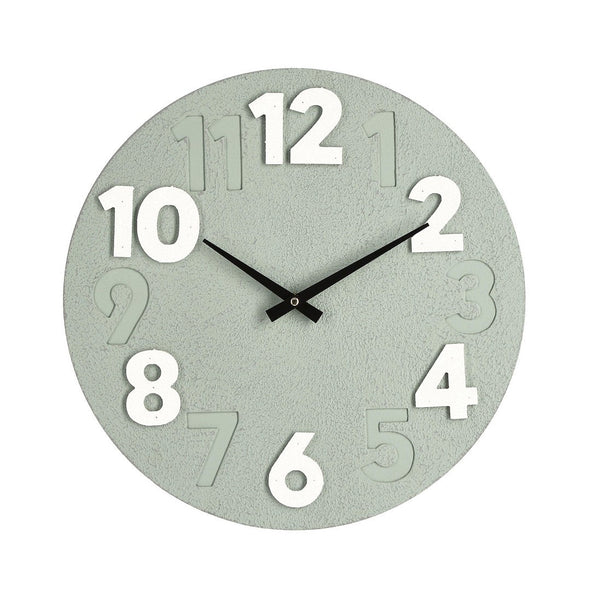 Orologio da Parete Ø40x4,5 cm in Legno Timing Salvia online