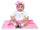 Kidfun Real Baby Miranda 30cm Vinyle Réaliste Reborn Femme Poupée Assise