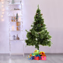 Albero di Natale Artificiale 150 cm 229 Rami con 35 Pigne 
