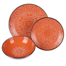 Servizio Piatti 12 Pezzi in Gres VdE Tivoli 1996 Baku Sunset