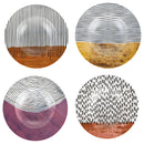 Set 4 Piatti Ø28x5,5 cm  in Ceramica VdE Tivoli 1996 Switch 