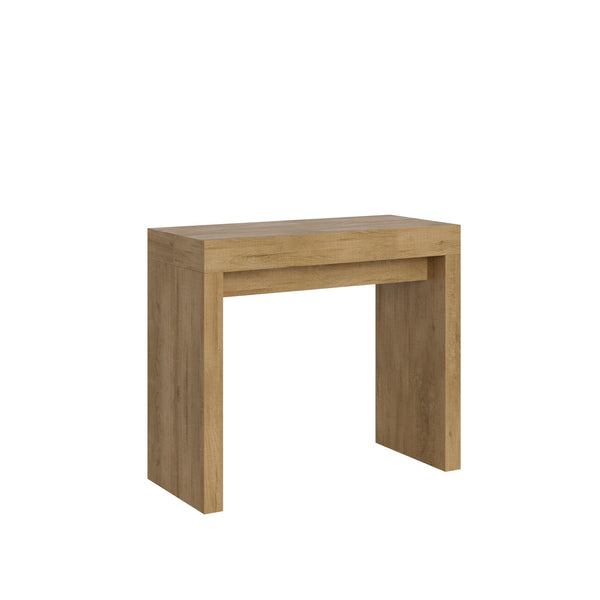 Consolle Allungabile 90-196x42x77 cm in Nobilitato Marrone sconto