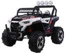 Macchina Elettrica per Bambini 12V Fuoristrada 4x4 Kidfun Cross Country Bianca