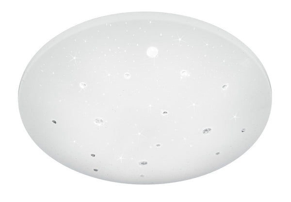 sconto Plafoniera da Interno a LED in Plastica Bianco