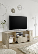 Mobile Porta TV 2 Ante 180x42x57 cm in Legno TFT Chequers Rovere Samoa
