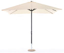 Ombrellone da Giardino 3x2 m Palo Ø38 mm in Alluminio e Poliestere Garden Ecrù