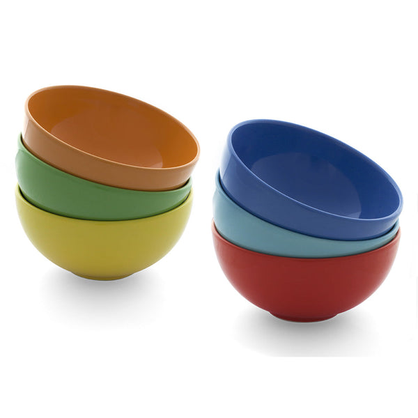 Ensemble de 6 bols en grès multicolores Kaleidos online