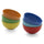 Ensemble de 6 bols en grès multicolores Kaleidos