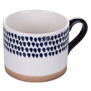 Set 2 Tazze Ø10x8 cm in New Bone China VdE Tivoli 1996 Masai Blue