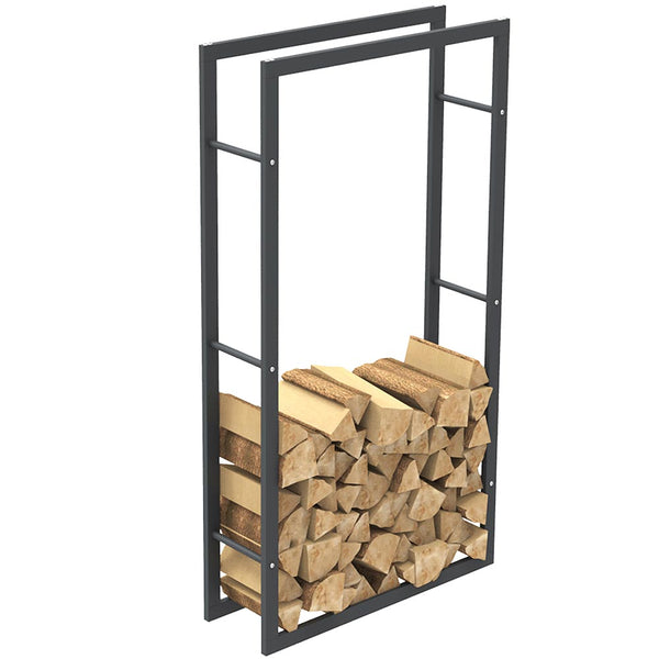online Portalegna Supporto Metallo Porta Legna Interno Legnaia Camino Stufa 150x80x25cm