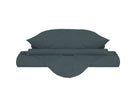 Copripiumino con Sacco e Federe Linea Water Washed Salvia