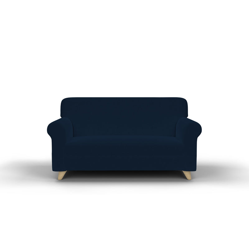 Copridivano 1, 2 E 3 Posti Elasticizzato in Tessuto Blu Scuro