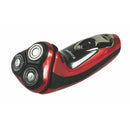 Rasoio Elettrico Ricaricabile 3 Testine Oscillanti Kooper Figaro Rosso