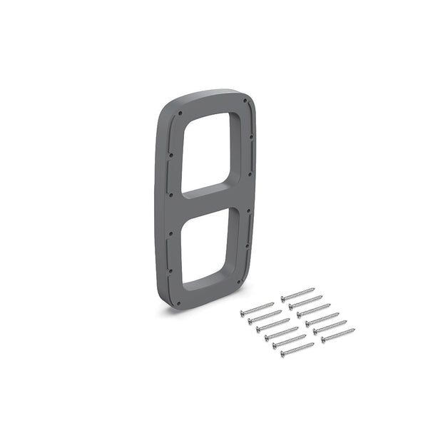 online Entretoise latérale pour cintres pour placard à bandoulière Emballage 1 ensemble en plastique titane Emuca