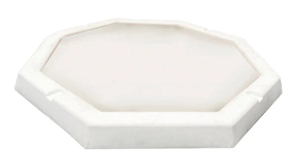 sconto Piatto Doccia Ottagonale da Esterno Giardino 80 cm Arkema Bianco