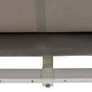 Tenda da Sole Elettrica Avvolgibile a Parete 2,5x2m in Alluminio e Poliestere Grigio
