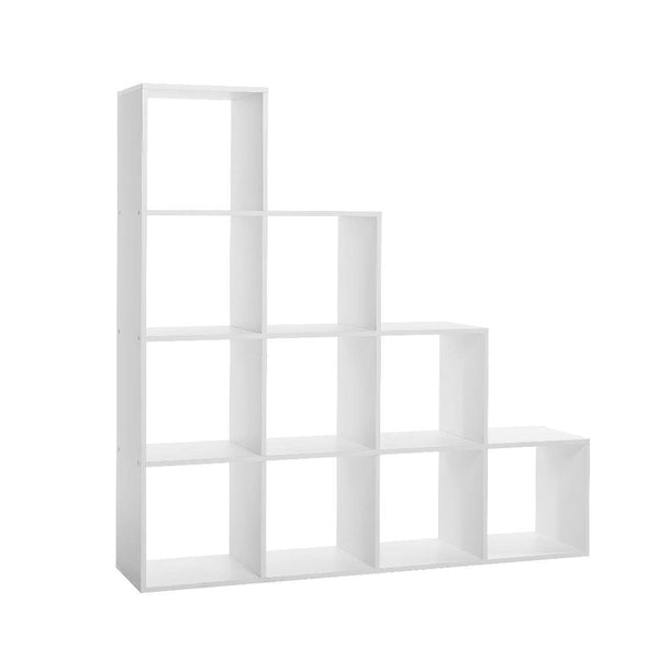 prezzo Bibliothèque échelle 140x33x140 cm 10 cubes Udine 2 blanc