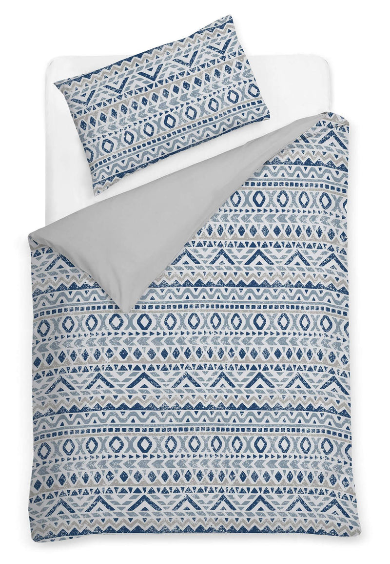 Copripiumino 1 Piazza e Mezzo Double Face con Federe Stampato Hellas 