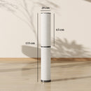 Lampada da Terra Ø20x135 cm con Telecomando e Regolazione Temperatura 3000-6000K Paralume in Tessuto Beige      