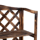 Portapiante Scaffalatura Fioriera a 3 Ripiani in Legno di Abete 80x40x150 cm 