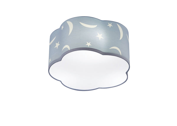 Plafonnier d'intérieur E27 en métal blanc sconto