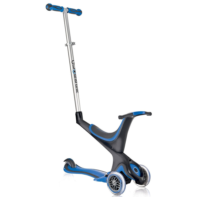 Monopattino Passeggino Triciclo a 3 ruote Evo 5 in 1 Globber Blu