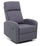 Fauteuil relax inclinable manuel en tissu bleu