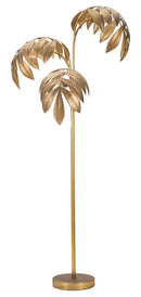 Lampada da Terra Leaf 68x164x68 cm in Ferro Oro