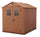 Abri de jardin pour outils 190x244x221 cmin Evotech+ Keter Darwin 6x8 Marron