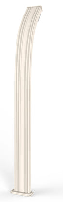 Doccia da Esterno Giardino Miscelatore e Lavapiedi Arkema Spring Bianco Crema