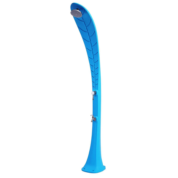 Doccia Solare da Giardino 35 L in Polietilene HD Foglia Blu sconto