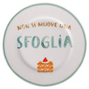 Set 4 Piattini Dolce Ø19x1,5 cm in New Bone China VdE Tivoli 1996 Le Travisate Bianco