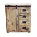 Mobile Winston 90x45x100 h cm in Legno Marrone